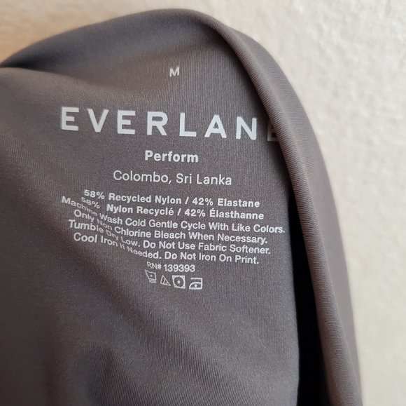 Everlane Perform Gray High Rise Ankle Leggings Sustainable Active Leggings - Picture 7 of 12
